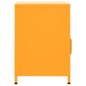 vidaXL Mesitas de noche 2 uds amarillo mostaza acero 35x35x51 cm vidaXL Mesitas de noche 2 uds amarillo mostaza acero 35x35x51 cm