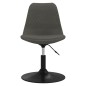 vidaXL Sillas de comedor giratorias 4 unidades terciopelo gris oscuro vidaXL Sillas de comedor giratorias 4 unidades terciopelo gris oscuro