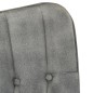 vidaXL Silla mecedora de lona vintage gris vidaXL Silla mecedora de lona vintage gris
