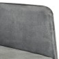 vidaXL Silla mecedora de lona vintage gris vidaXL Silla mecedora de lona vintage gris