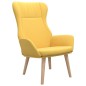 vidaXL Sillón de relax de tela amarillo mostaza vidaXL Sillón de relax de tela amarillo mostaza