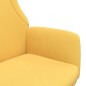 vidaXL Sillón de relax de tela amarillo mostaza vidaXL Sillón de relax de tela amarillo mostaza