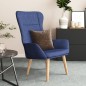 vidaXL Sillón de relax de tela azul vidaXL Sillón de relax de tela azul