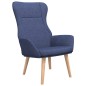 vidaXL Sillón de relax de tela azul vidaXL Sillón de relax de tela azul