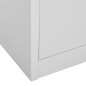 vidaXL Armarios taquilla 5 uds de acero gris claro 90x45x92,5 cm vidaXL Armarios taquilla 5 uds de acero gris claro 90x45x92,5 cm