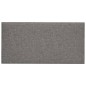 vidaXL Paneles de pared 12 uds tela gris claro 30x15 cm 0,54 m² vidaXL Paneles de pared 12 uds tela gris claro 30x15 cm 0,54 m²