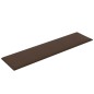 vidaXL Paneles de pared 12 uds tela marrón 60x15 cm 1,08 m² vidaXL Paneles de pared 12 uds tela marrón 60x15 cm 1,08 m²