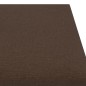 vidaXL Paneles de pared 12 uds tela marrón 60x15 cm 1,08 m² vidaXL Paneles de pared 12 uds tela marrón 60x15 cm 1,08 m²