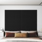 vidaXL Paneles de pared 12 uds tela negro 90x30 cm 3,24 m² vidaXL Paneles de pared 12 uds tela negro 90x30 cm 3,24 m²