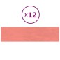vidaXL Paneles de pared 12 uds terciopelo rosa 60x15 cm 1,08 m² vidaXL Paneles de pared 12 uds terciopelo rosa 60x15 cm 1,08 m²