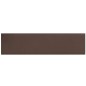 vidaXL Paneles de pared 12 uds cuero sintético marrón 60x15 cm 1,08 m²