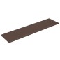 vidaXL Paneles de pared 12 uds cuero sintético marrón 60x15 cm 1,08 m²