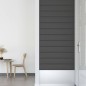 vidaXL Paneles de pared 12 uds cuero sintético gris 90x15 cm 1,62 m² vidaXL Paneles de pared 12 uds cuero sintético gris 90x15 cm 1,62 m²