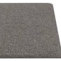 vidaXL Paneles de pared 12 uds tela gris claro 90x15 cm 1,62 m² vidaXL Paneles de pared 12 uds tela gris claro 90x15 cm 1,62 m²