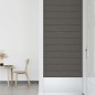 vidaXL Paneles de pared 12 uds terciopelo gris oscuro 90x15 cm 1,62 m²