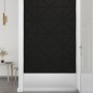 vidaXL Paneles de pared 12 uds tela negro 30x30 cm 0,54 m² vidaXL Paneles de pared 12 uds tela negro 30x30 cm 0,54 m²