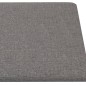 vidaXL Paneles de pared 12 uds tela gris claro 90x30 cm 3,24 m² vidaXL Paneles de pared 12 uds tela gris claro 90x30 cm 3,24 m²