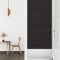 vidaXL Paneles de pared 12 uds cuero sintético negro 90x30 cm 3,24 m²