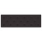 vidaXL Paneles de pared 12 uds cuero sintético negro 90x30 cm 3,24 m²