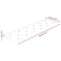 vidaXL Paneles de pared 12 uds cuero sintético negro 90x30 cm 3,24 m²