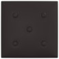 vidaXL Paneles de pared 12 uds cuero sintético negro 30x30 cm 1,08 m² vidaXL Paneles de pared 12 uds cuero sintético negro 30x30 cm 1,08 m²