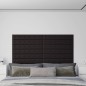vidaXL Paneles de pared 12 uds cuero sintético negro 90x15 cm 1,62 m² vidaXL Paneles de pared 12 uds cuero sintético negro 90x15 cm 1,62 m²