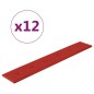 vidaXL Paneles pared 12 uds cuero sintético rojo tinto 90x15 cm 1,62m² vidaXL Paneles pared 12 uds cuero sintético rojo tinto 90x15 cm 1,62m²