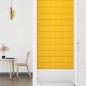 vidaXL Paneles de pared 12 uds terciopelo amarillo 90x15 cm 1,62 m² vidaXL Paneles de pared 12 uds terciopelo amarillo 90x15 cm 1,62 m²
