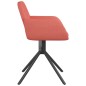 vidaXL Sillas de comedor giratorias 2 unidades terciopelo rosa vidaXL Sillas de comedor giratorias 2 unidades terciopelo rosa