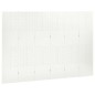 vidaXL Biombos divisores de 6 paneles 2 uds blanco acero 240x180 cm vidaXL Biombos divisores de 6 paneles 2 uds blanco acero 240x180 cm