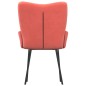 vidaXL Sillas de comedor 2 unidades terciopelo rosa