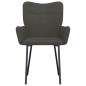vidaXL Sillas de comedor 2 unidades terciopelo gris oscuro vidaXL Sillas de comedor 2 unidades terciopelo gris oscuro