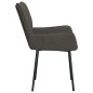 vidaXL Sillas de comedor 2 unidades terciopelo gris oscuro vidaXL Sillas de comedor 2 unidades terciopelo gris oscuro