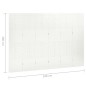vidaXL Biombos divisores de 6 paneles 2 uds blanco acero 240x180 cm vidaXL Biombos divisores de 6 paneles 2 uds blanco acero 240x180 cm