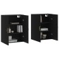 vidaXL Armarios de pared 2 unidades negro 69,5x34x90 cm vidaXL Armarios de pared 2 unidades negro 69,5x34x90 cm