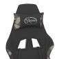 vidaXL Silla gaming de masaje con reposapiés tela negro y camuflaje vidaXL Silla gaming de masaje con reposapiés tela negro y camuflaje