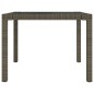 vidaXL Set de comedor de jardín 3 pzas y cojines ratán sintético gris vidaXL Set de comedor de jardín 3 pzas y cojines ratán sintético gris