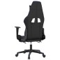 vidaXL Silla gaming de masaje y reposapiés cuero sintético negro azul vidaXL Silla gaming de masaje y reposapiés cuero sintético negro azul