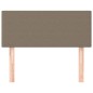 vidaXL Cabecero de tela gris taupe 80x5x78/88 cm