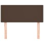 vidaXL Cabecero de cuero sintético marrón 80x5x78/88 cm vidaXL Cabecero de cuero sintético marrón 80x5x78/88 cm