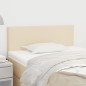 vidaXL Cabecero de tela color crema 90x5x78/88 cm vidaXL Cabecero de tela color crema 90x5x78/88 cm