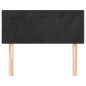 vidaXL Cabecero de terciopelo negro 80x5x78/88 cm