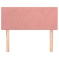 vidaXL Cabecero de terciopelo rosa 90x5x78/88 cm