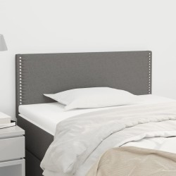 vidaXL Cabecero de tela gris oscuro 80x5x78/88 cm