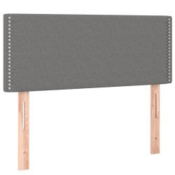 vidaXL Cabecero de tela gris oscuro 80x5x78/88 cm