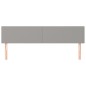 vidaXL Cabeceros 2 unidades de tela gris claro 100x5x78/88 cm vidaXL Cabeceros 2 unidades de tela gris claro 100x5x78/88 cm