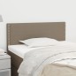 vidaXL Cabecero de tela gris taupe 100x5x78/88 cm