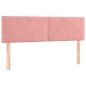 vidaXL Cabeceros 2 unidades terciopelo rosa 72x5x78/88 cm vidaXL Cabeceros 2 unidades terciopelo rosa 72x5x78/88 cm
