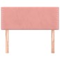 vidaXL Cabecero de terciopelo rosa 90x5x78/88 cm vidaXL Cabecero de terciopelo rosa 90x5x78/88 cm