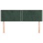 vidaXL Cabeceros 2 unidades terciopelo verde oscuro 72x5x78/88 cm vidaXL Cabeceros 2 unidades terciopelo verde oscuro 72x5x78/88 cm